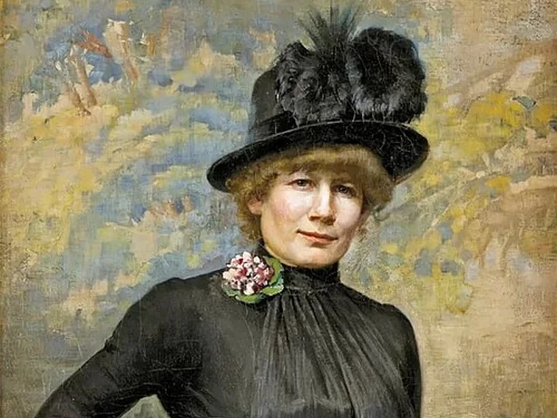 1854-Jenny Nyström - Autoritratto